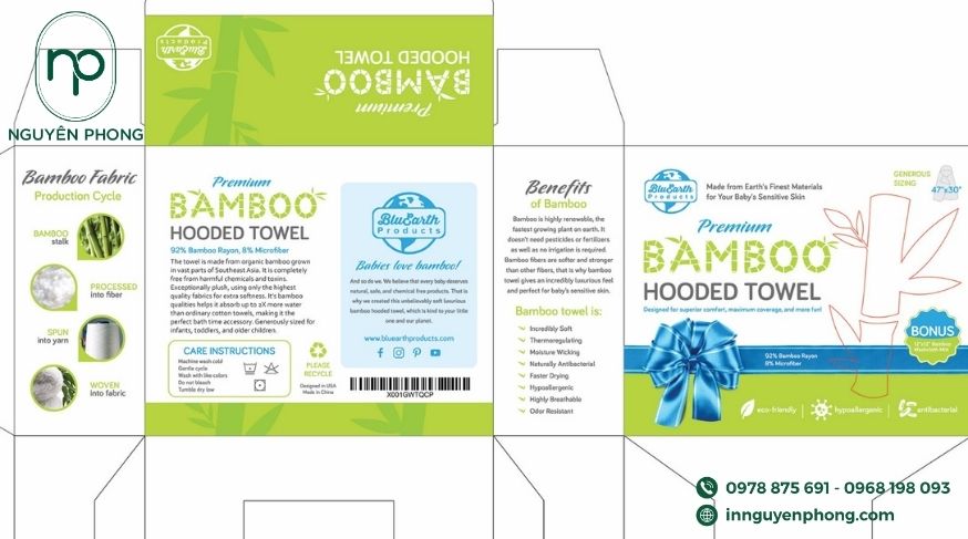 Mẫu hộp giấy đựng khăn tắm chuẩn quy cách 